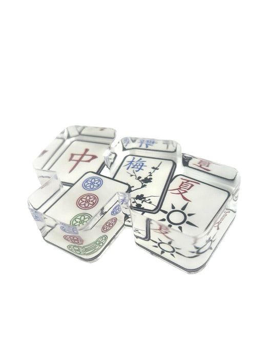 Acrylic Napkin Weight, Mahjong