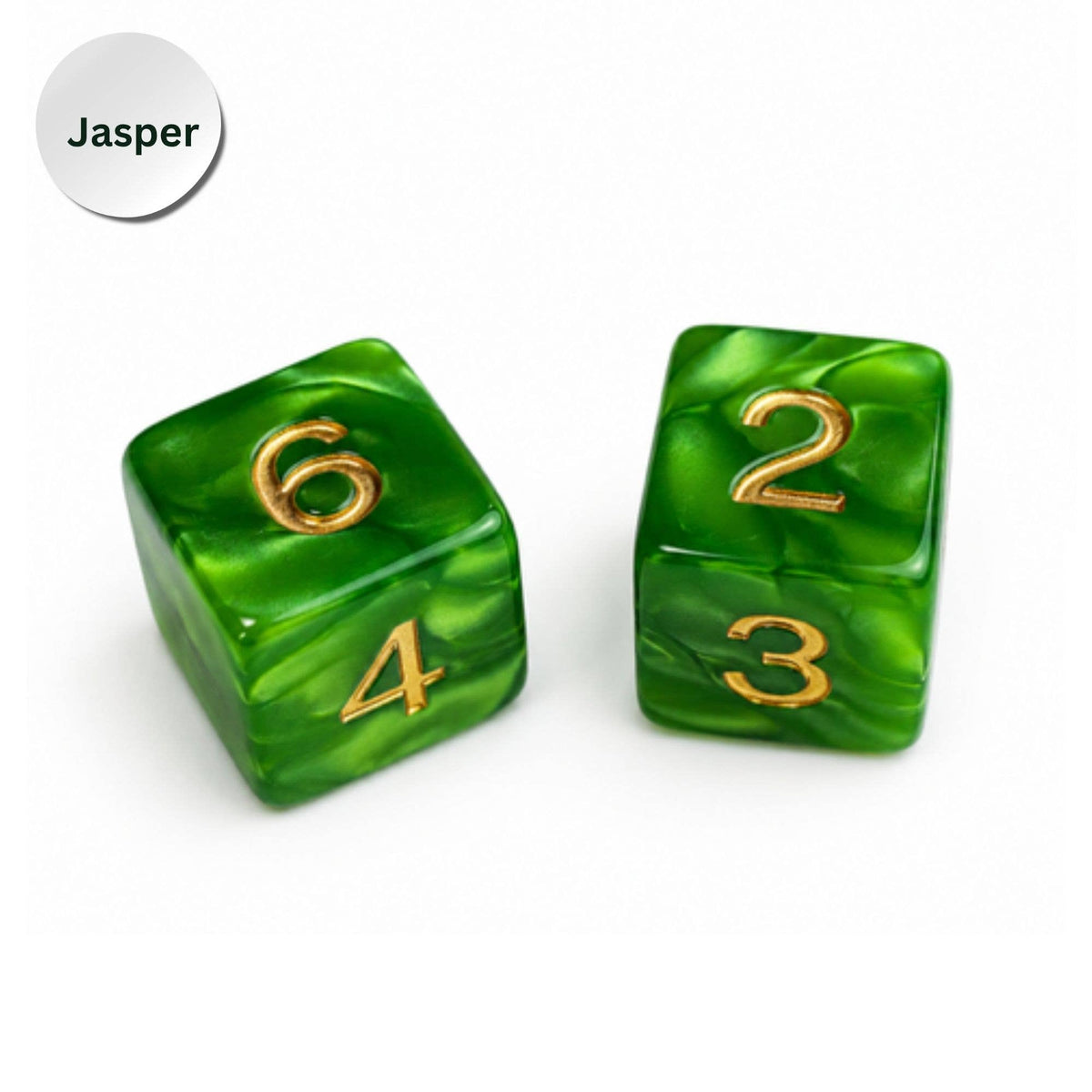 Pearl Dice Mahjong Specialty Dice Gift Ready: Jasper
