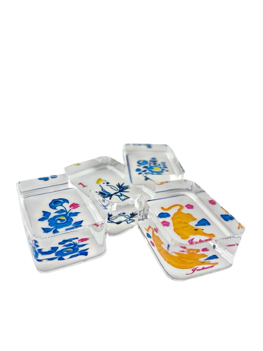 Acrylic Napkin Weight, Mahjong