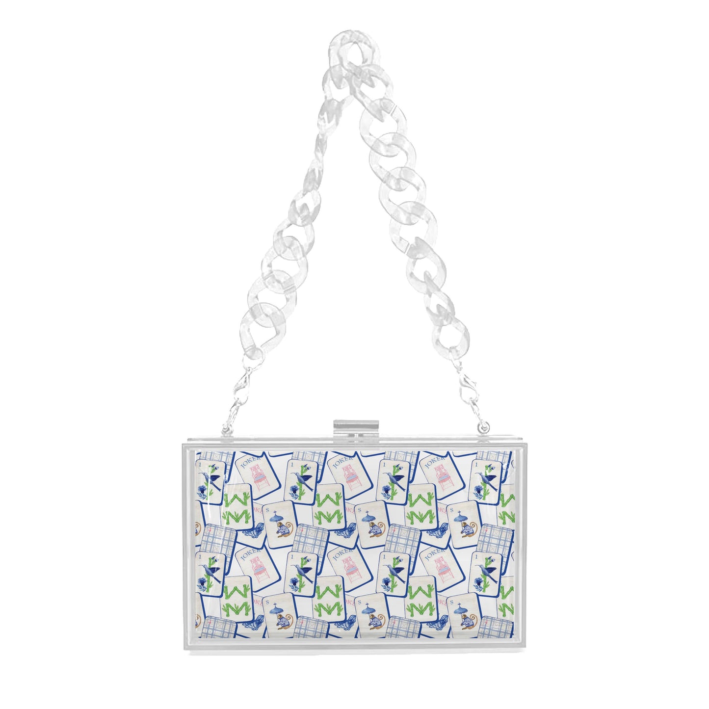 Clear Clutch - Mahjong Tiles