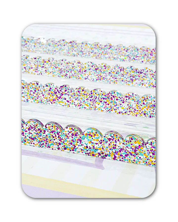 Mardijong Mambo Rack with Confetti Scallop Pusher