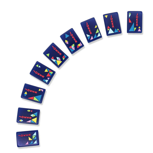 Four Friends Navy Architectural Mahjong Tile Set