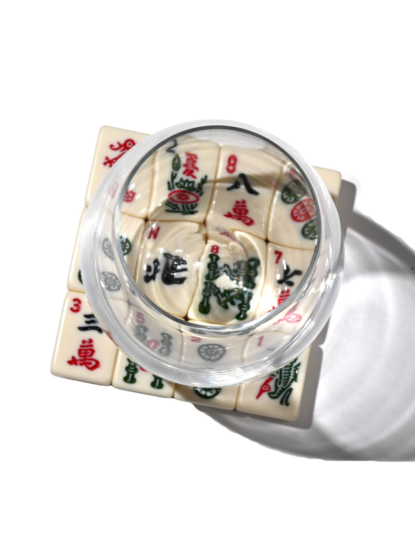 Mahjong Mah Jongg Tile Coaster Set of Two - Real Tiles!