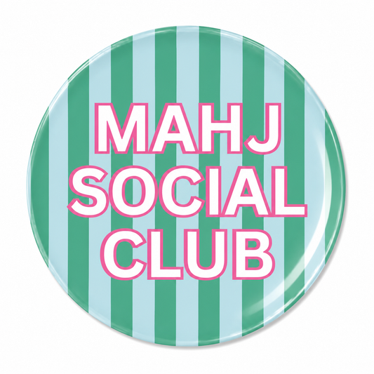 8" Mahjong Social Shatterproof Plates (Set of 4 Plates)