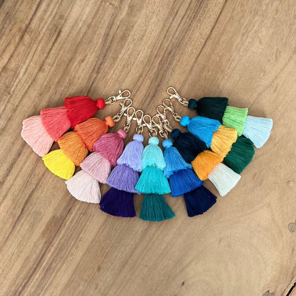 3 Tiered Large Ombre Tassel with Clasp: 11