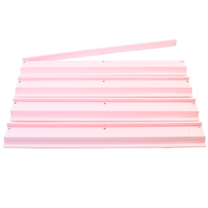 MAHJONG RACKS | Premium Acrylic | 4 Racks + 4 Pushers: Solid Indigo Blue