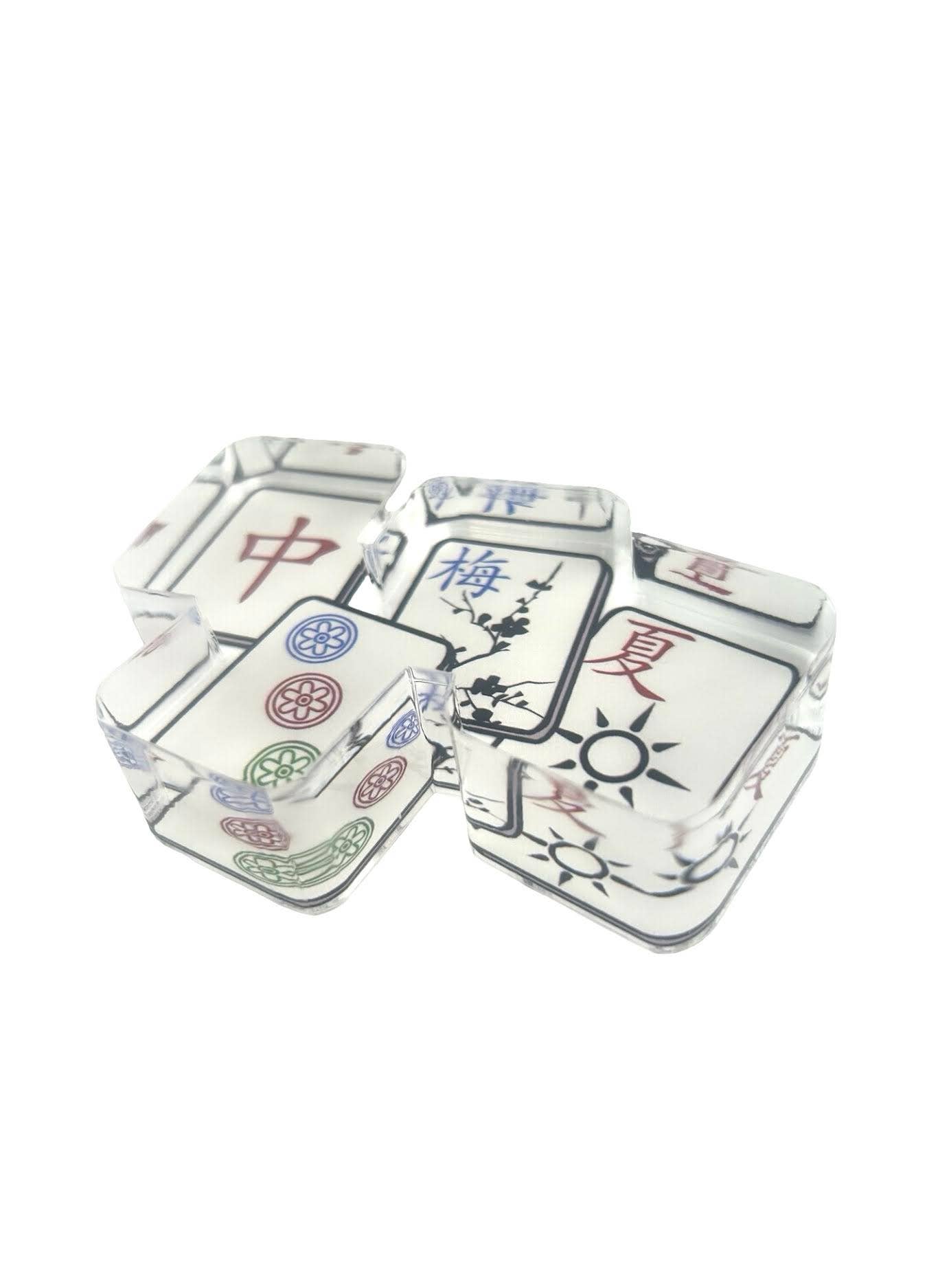 Acrylic Napkin Weight, Mahjong