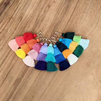 3 Tiered Large Ombre Tassel with Clasp: 11