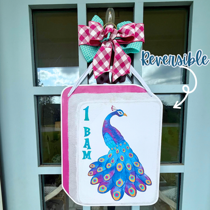 Mahj Party Pair Door Hanger: Without Bow (Ribbon Hanger Only)