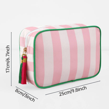 Tassel Zip Tile Bag: Various Color