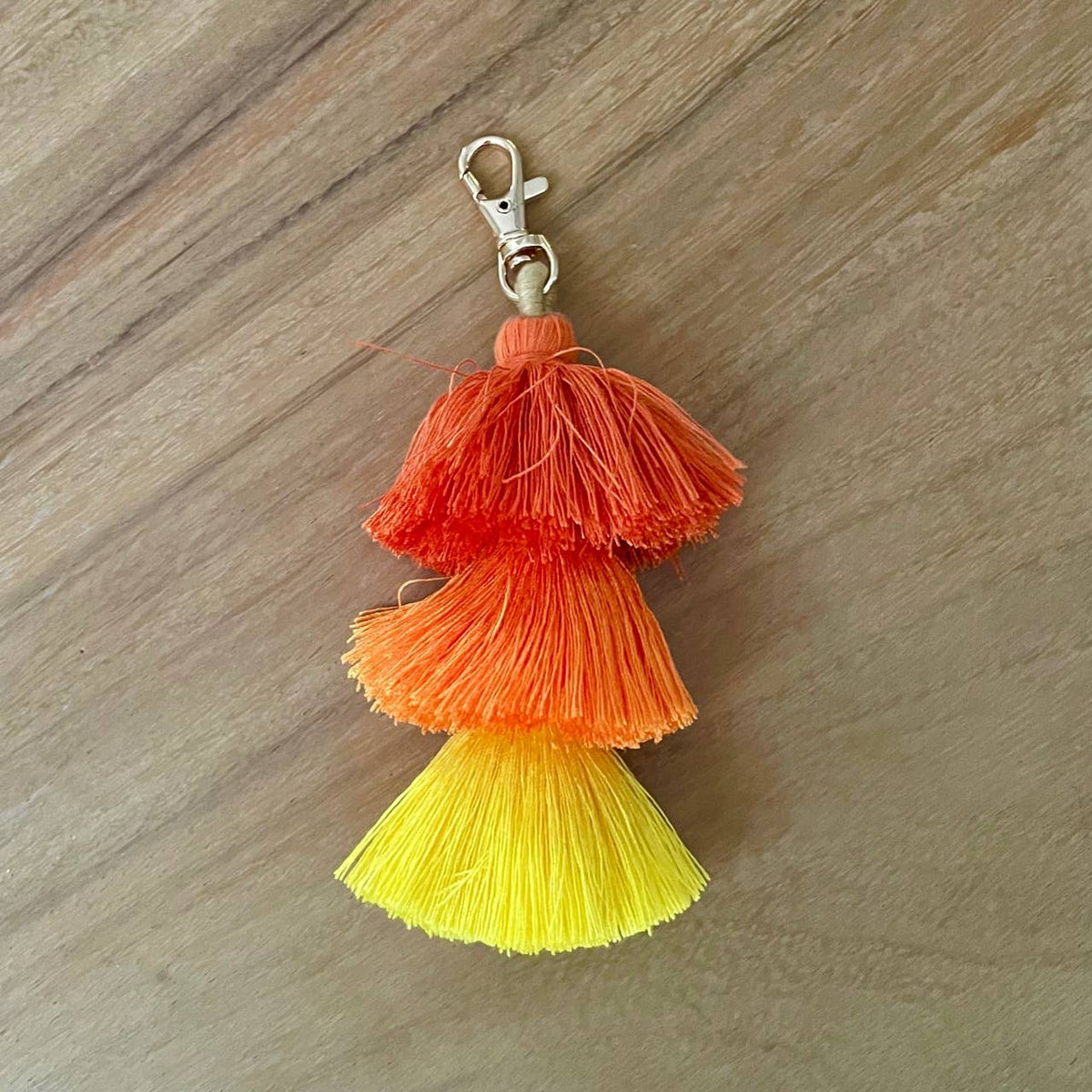 3 Tiered Large Ombre Tassel with Clasp: 8