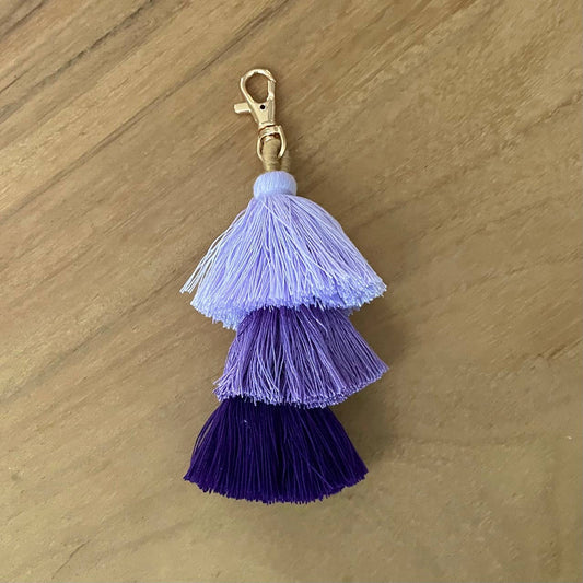 3 Tiered Large Ombre Tassel with Clasp: 4