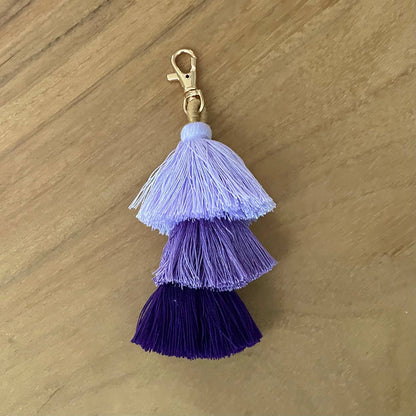 3 Tiered Large Ombre Tassel with Clasp: 9