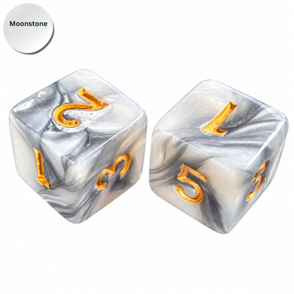 Pearl Dice Mahjong Specialty Dice Gift Ready: Ivory