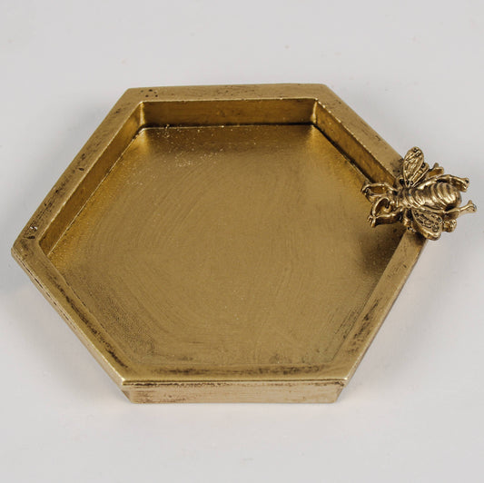 Gold Hive Jewellery Dish - Great for Dice!