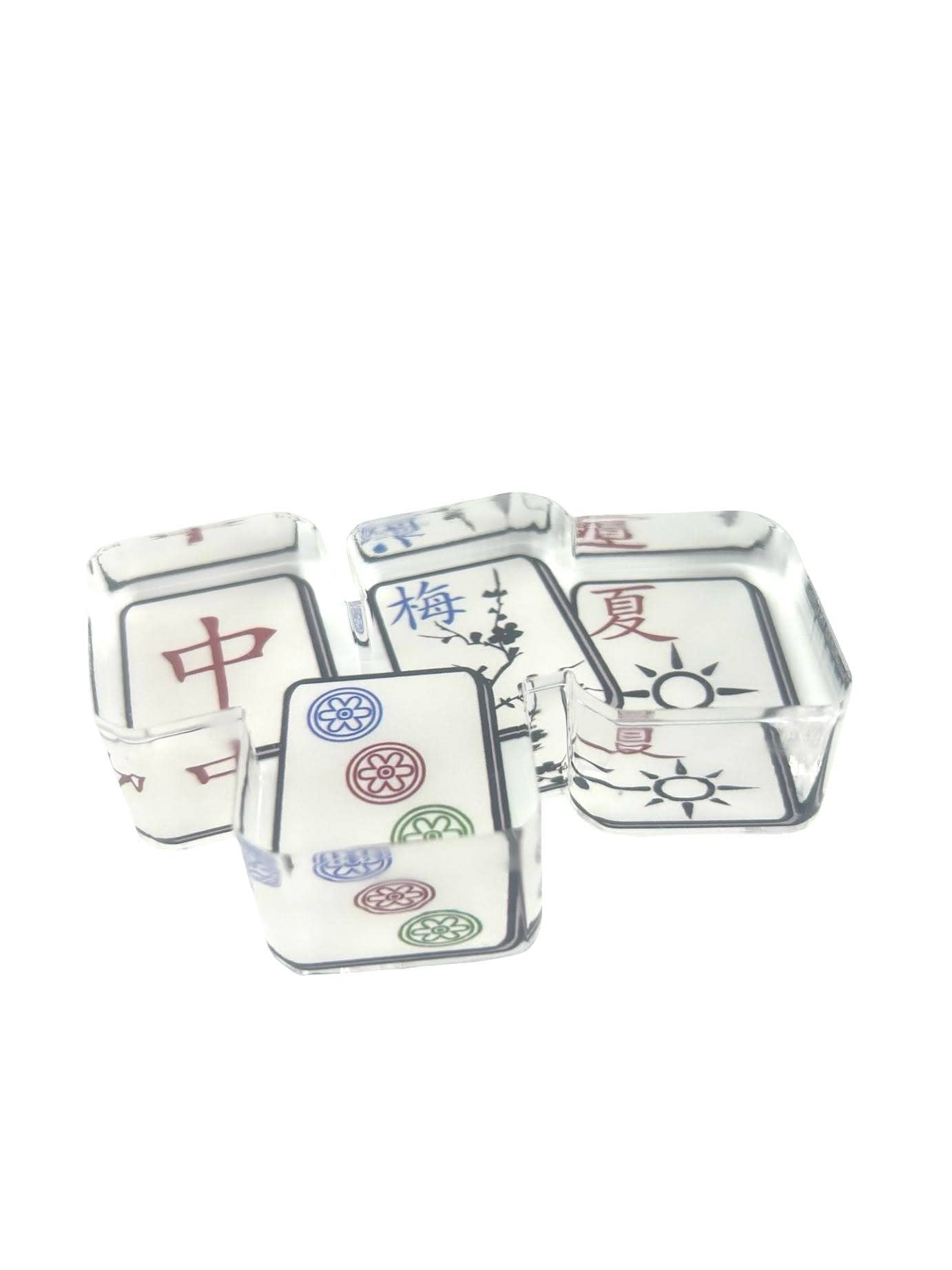 Acrylic Napkin Weight, Mahjong