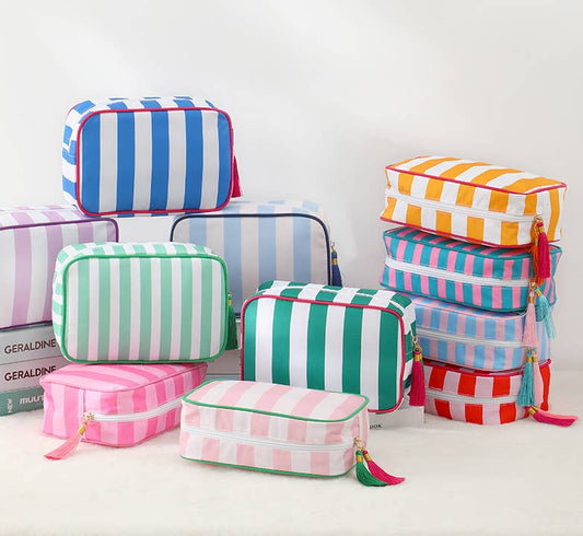 Tassel Zip Tile Bag: Various Color