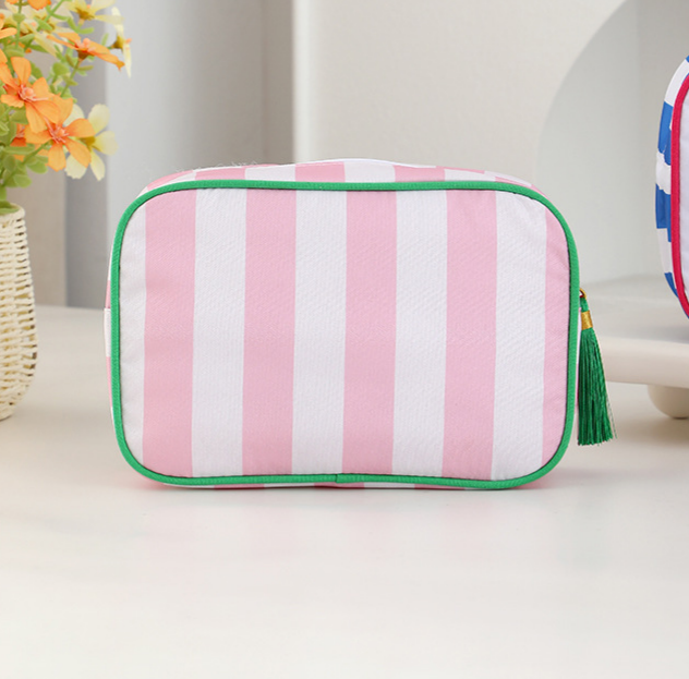 Tassel Zip Tile Bag: Various Color