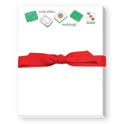 TO DO AFTER MAHJONG MINI NOTEPAD: TILES-BLACK RIBBON