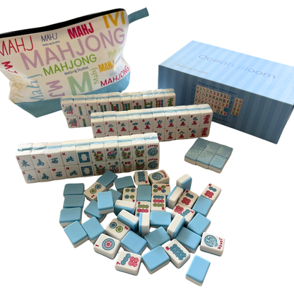 Mahjong Studios – American Mahjong Tile Set Ocean Bloom