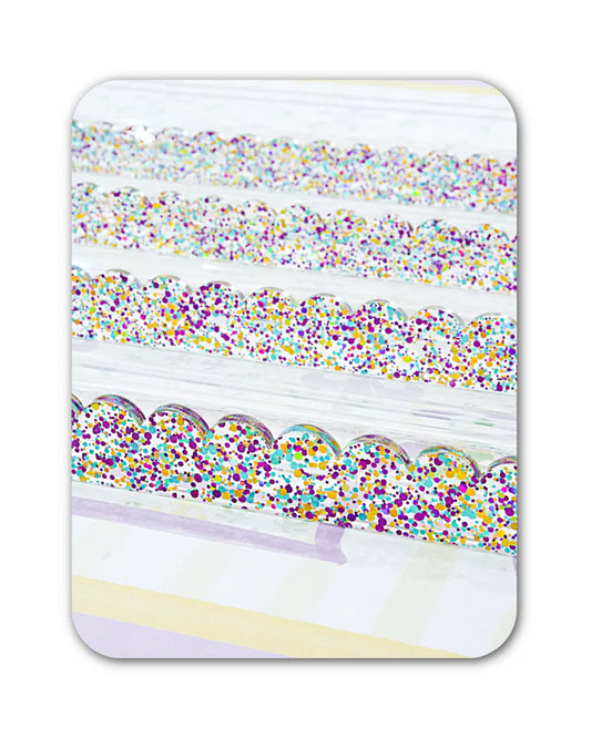 Mardijong Mambo Rack with Confetti Scallop Pusher
