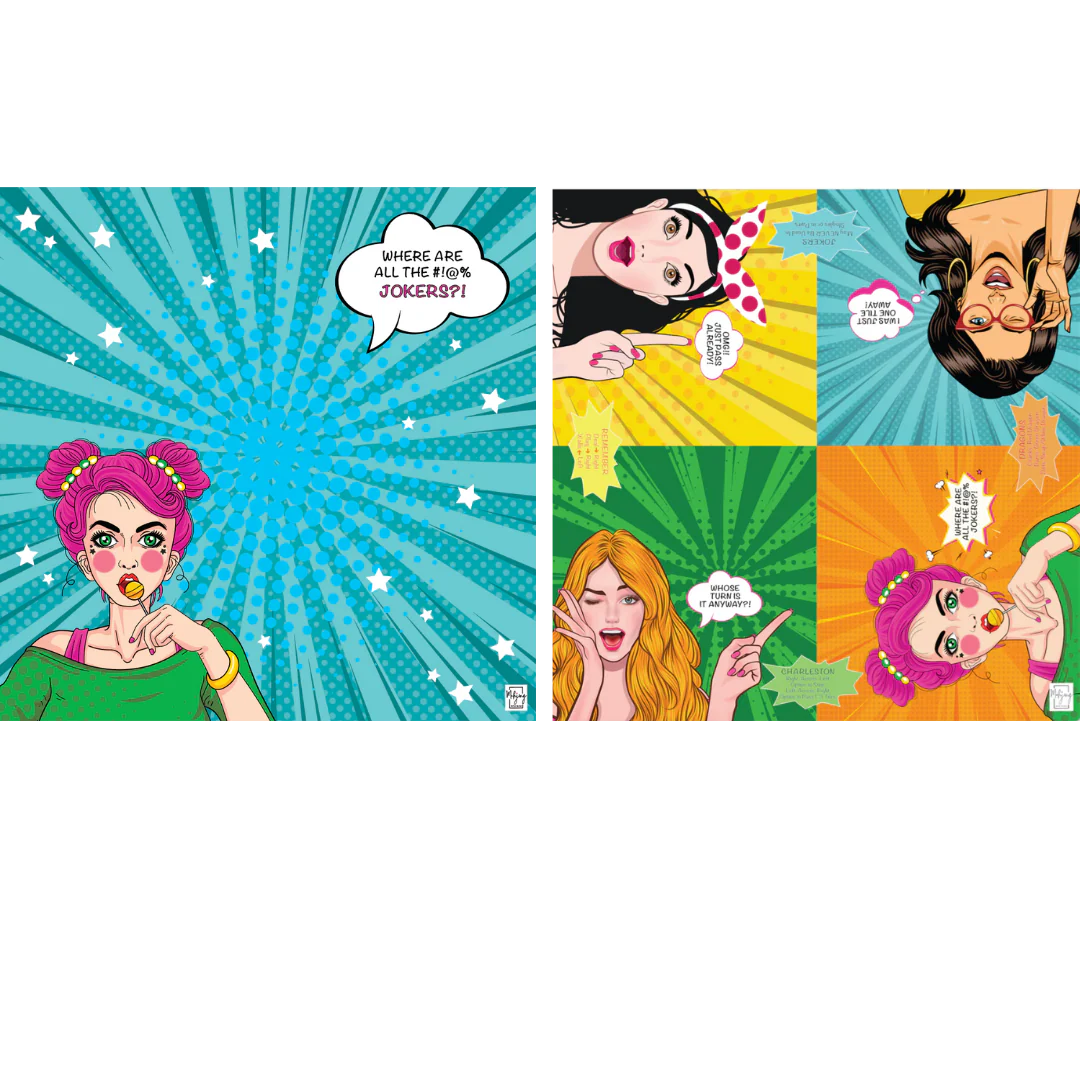 Bespoke Mahjong Double-Sided Mat Double the Fun/Girl Talk
