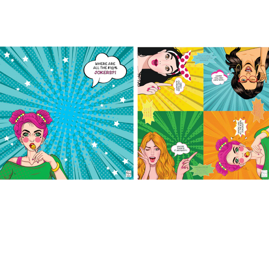 Bespoke Mahjong Double-Sided Mat Double the Fun/Girl Talk