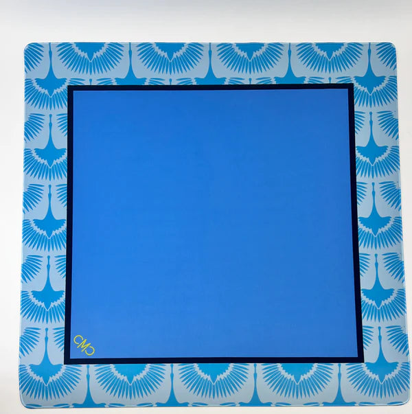 Charleston Mahjong Club Blue Migration Mat with Carrying Case