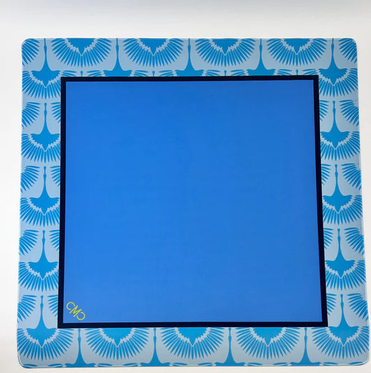 Charleston Mahjong Club Blue Migration Mat with Carrying Case