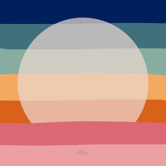 Four Friends Sunset Mat
