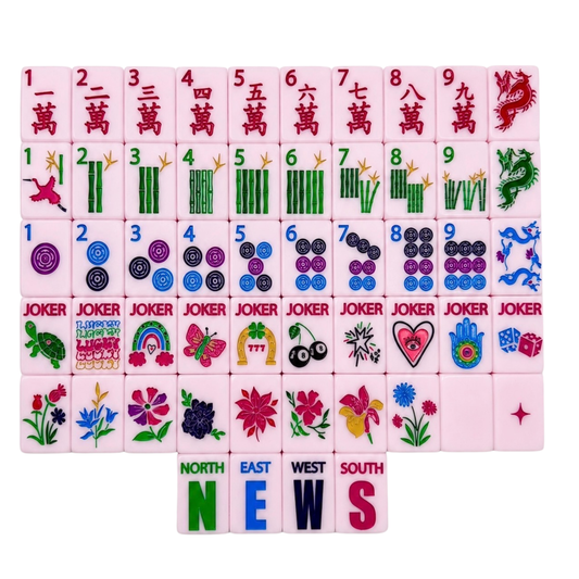 Bespoke Mahjong Lucky Charms Marshmallow Pink