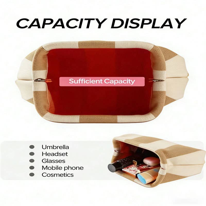 Woodland Color-block Striped Knit Tile Clutch in Various colors