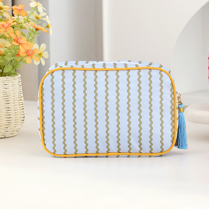 Tassel Zip Tile Bag: Various Color