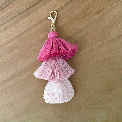 3 Tiered Large Ombre Tassel with Clasp: 6
