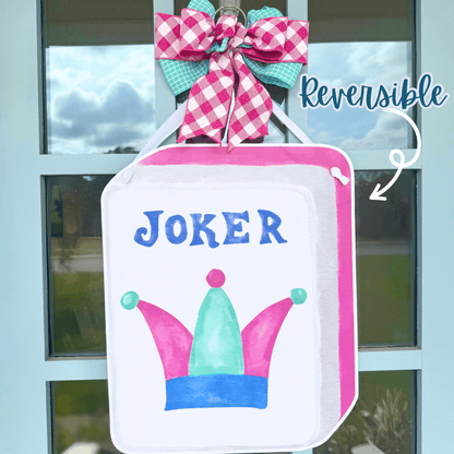 Mahj Party Pair Door Hanger: Without Bow (Ribbon Hanger Only)