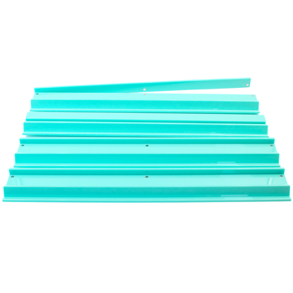 MAHJONG RACKS | Premium Acrylic | 4 Racks + 4 Pushers: Solid Macaron Purple