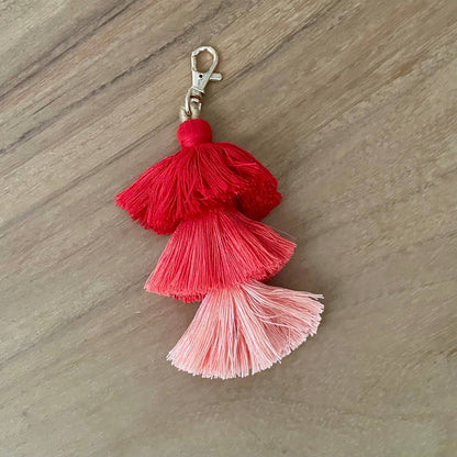 3 Tiered Large Ombre Tassel with Clasp: 9