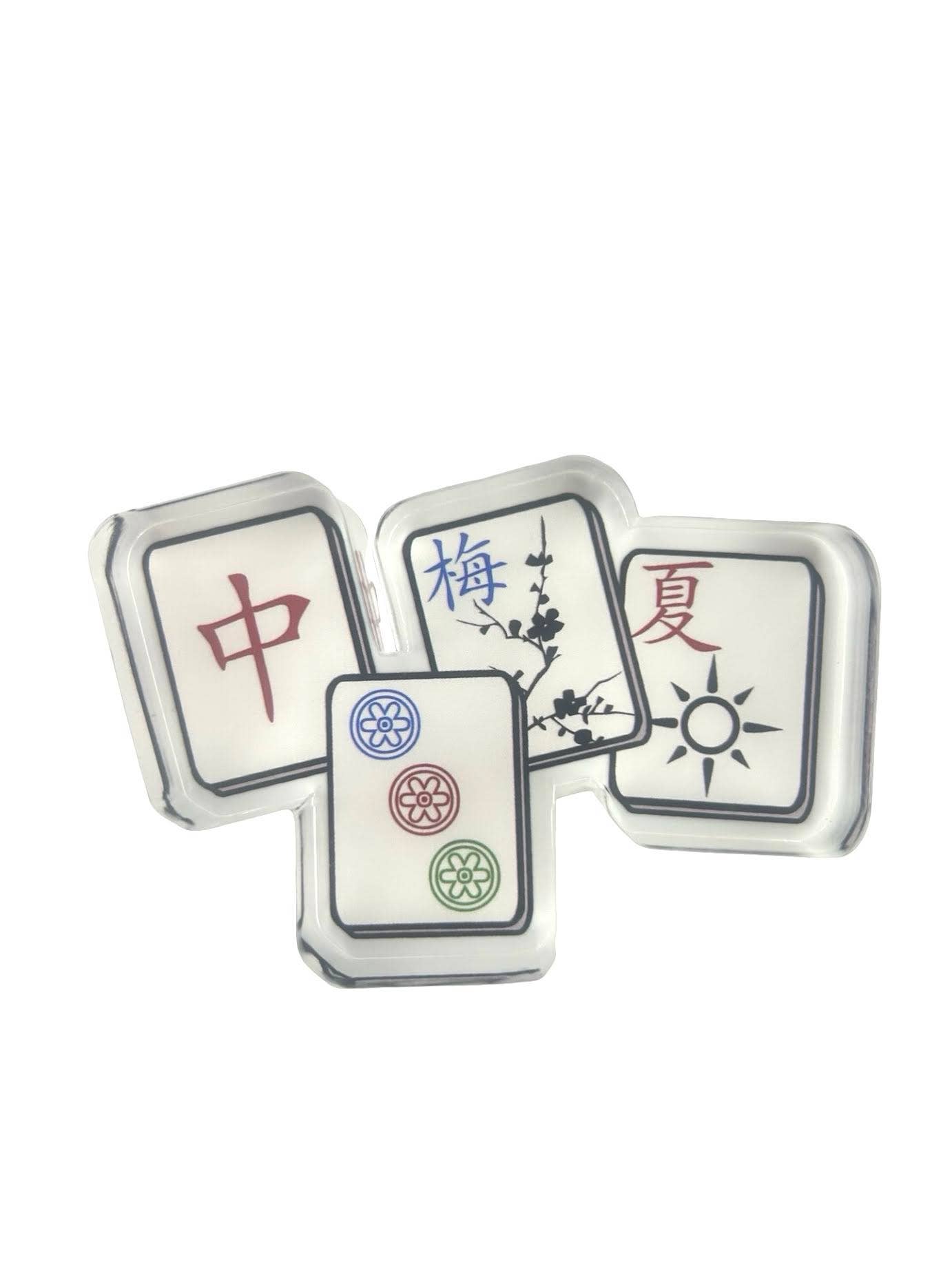 Acrylic Napkin Weight, Mahjong