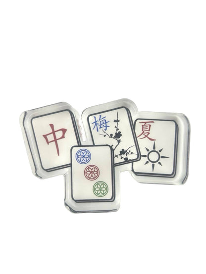 Acrylic Napkin Weight, Mahjong