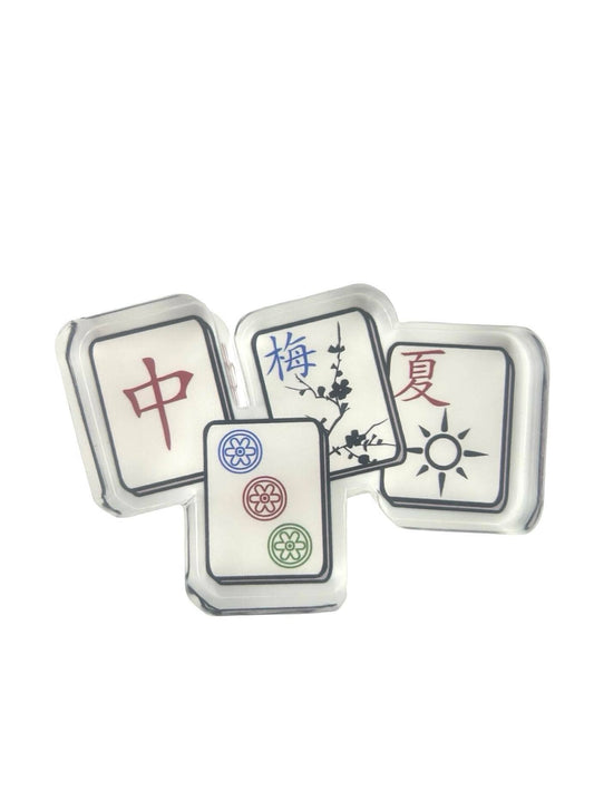 Acrylic Napkin Weight, Mahjong
