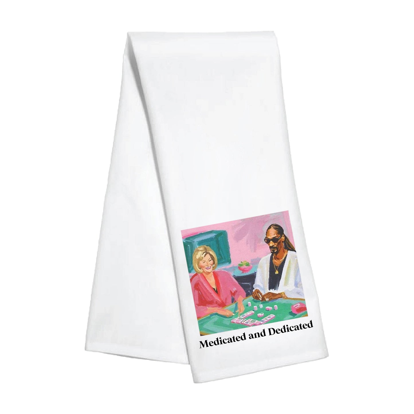 Kitchen Towel - Snoop and Martha Mahjong