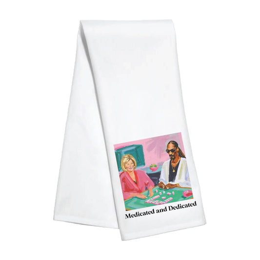 Kitchen Towel - Snoop and Martha Mahjong