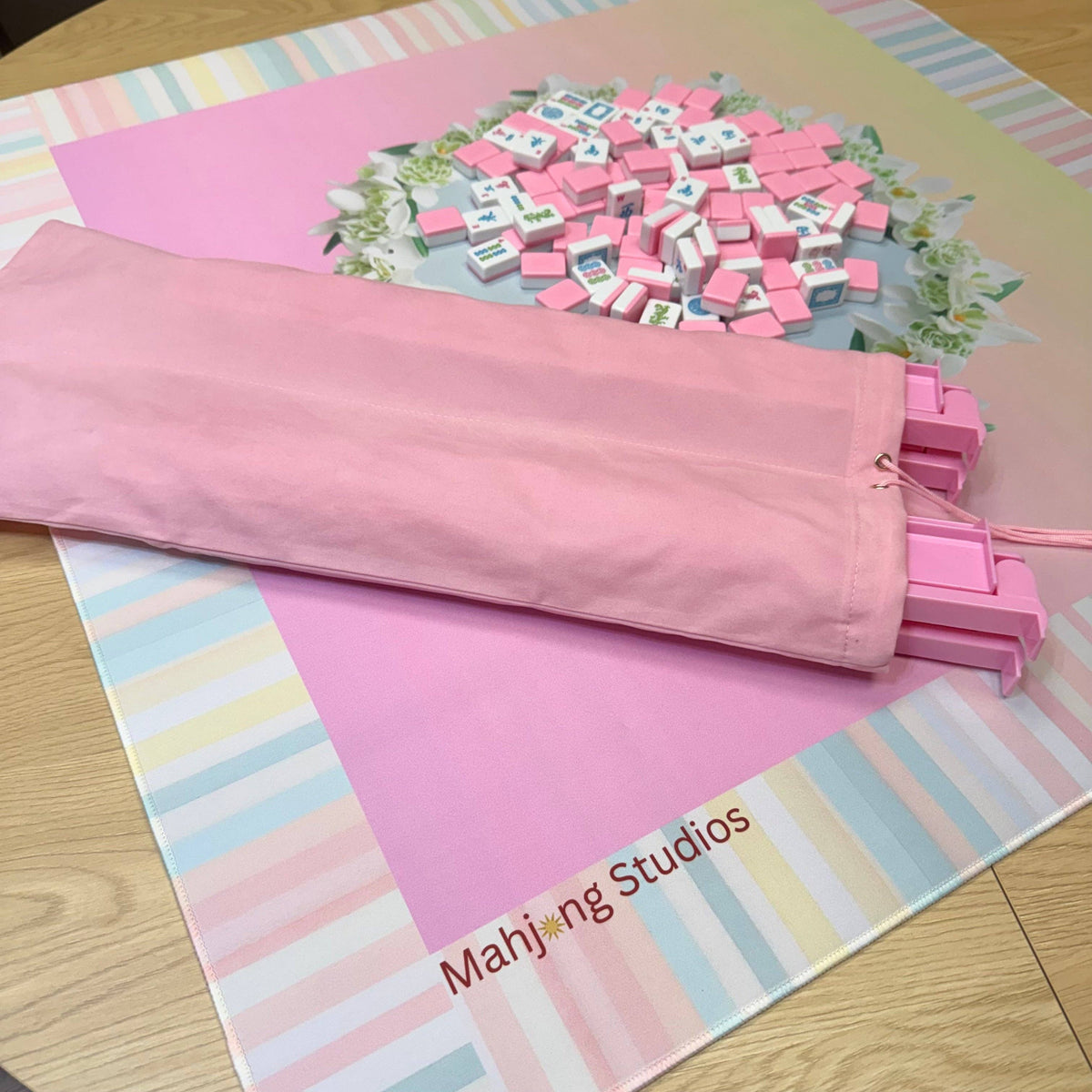 Mahjong Rack Storage Bag – Fits 17.5"–20" Mahjong Racks: Light Blue