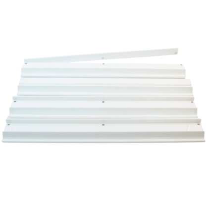 MAHJONG RACKS | Premium Acrylic | 4 Racks + 4 Pushers: Transparent Clear