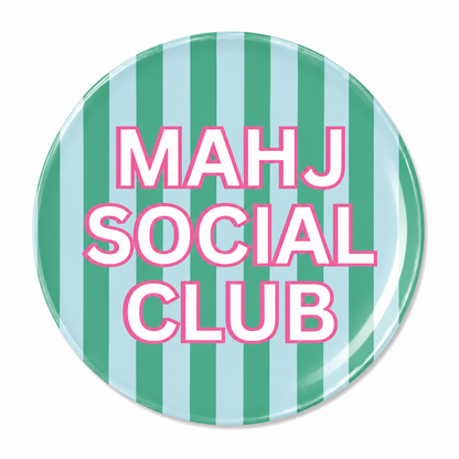 8" Mahjong Social Shatterproof Plates (Set of 4 Plates)