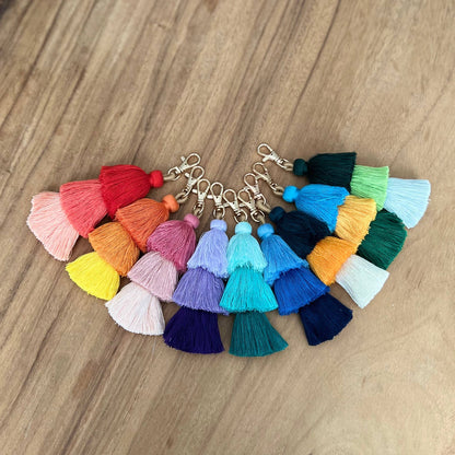 3 Tiered Large Ombre Tassel with Clasp: 11