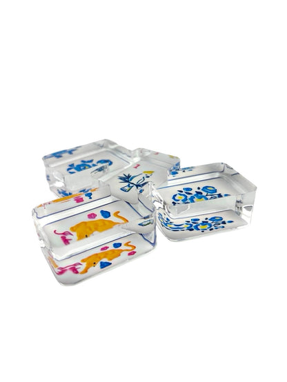 Acrylic Napkin Weight, Mahjong