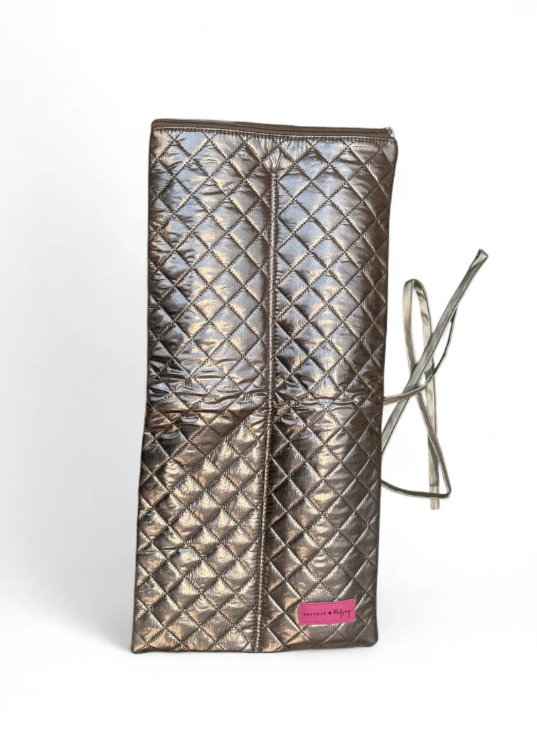 Bespoke Mahjong Patch Perfect Rack Bag - Brushed Gold
