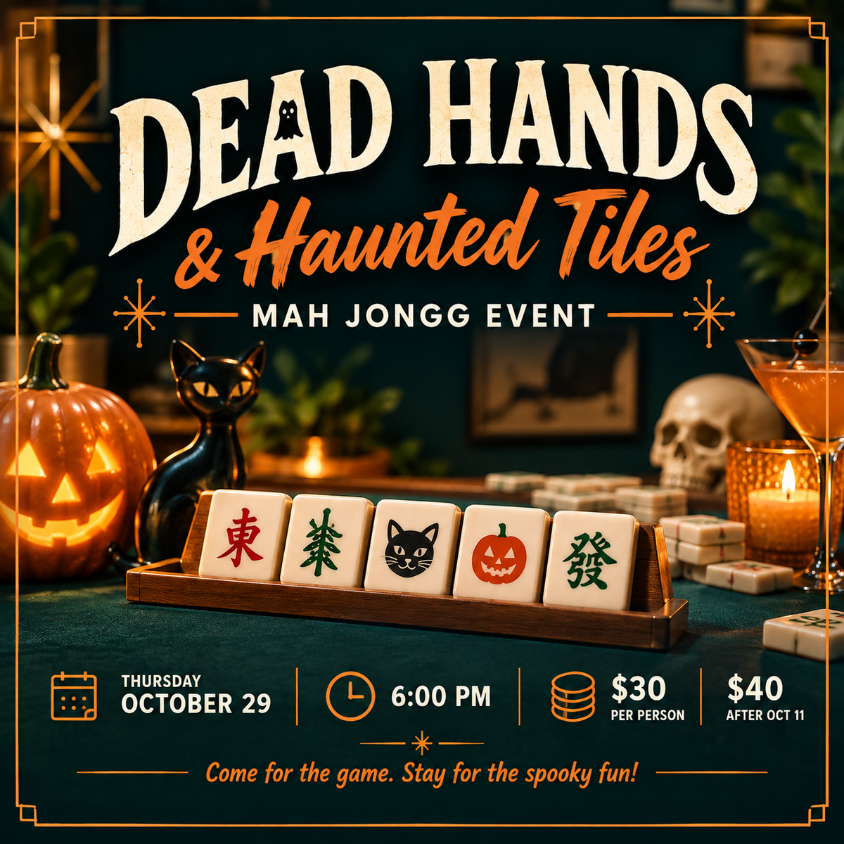 🕷️🀄 DEAD HANDS & HAUNTED TILES 🀄🕷️