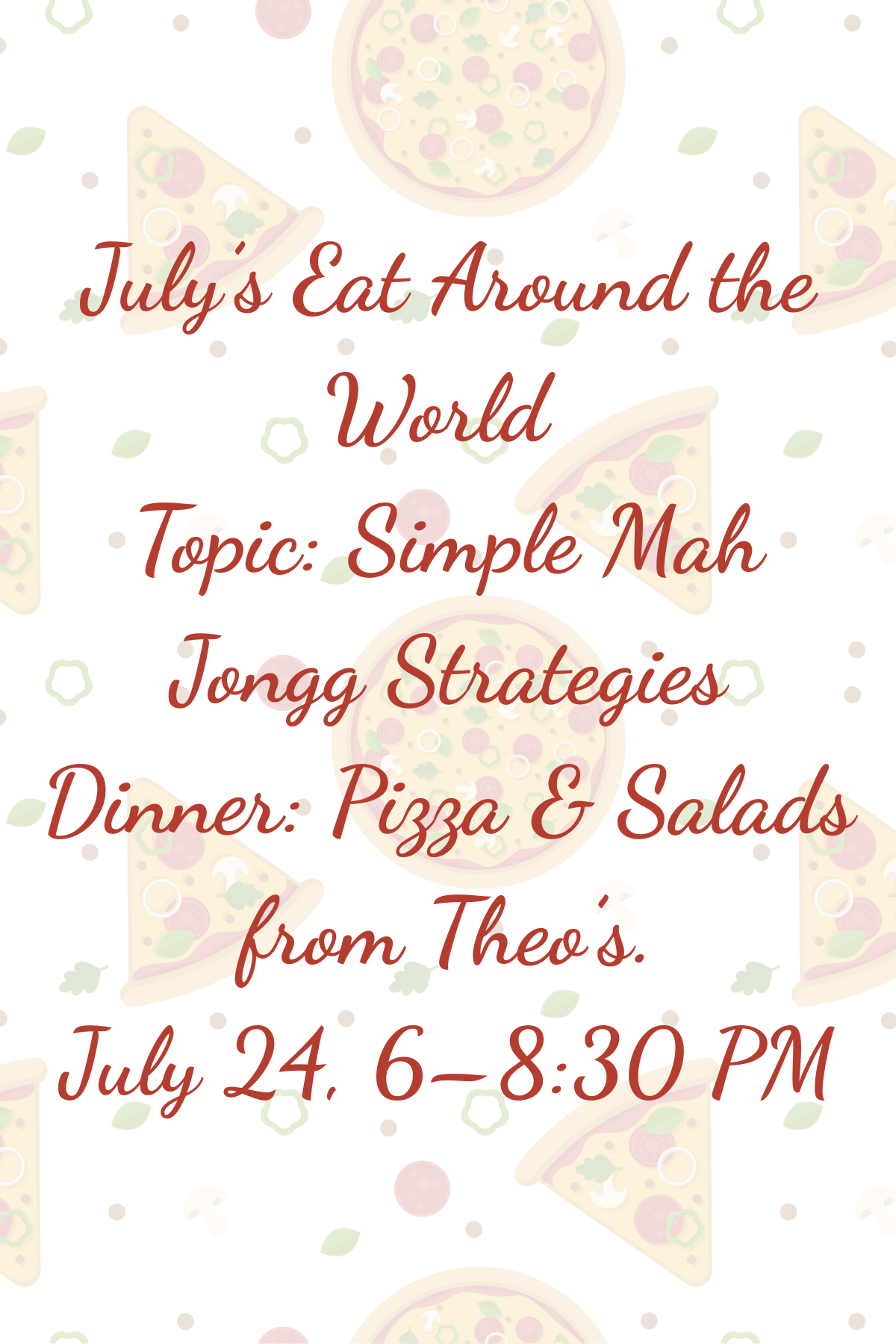 Eat Around the World: Tips on Simple Strategies with Dinner from Theo's